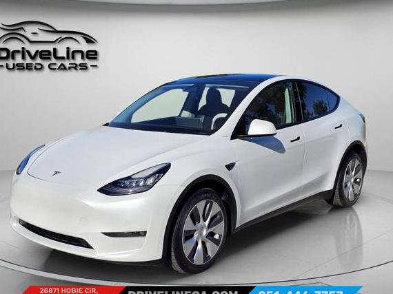 TESLA MODEL Y 2022 7SAYGDEE9NF356503 image